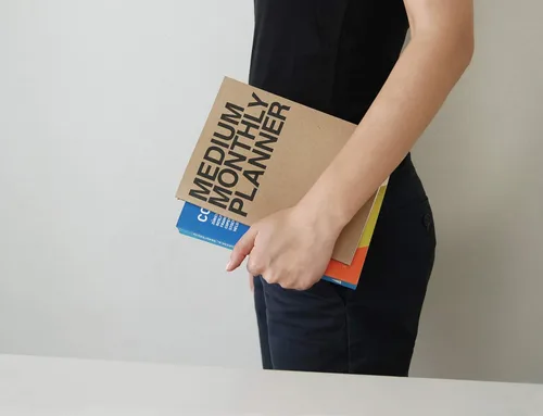 Miniatura 3 de JSTORY, planificador mensual mediano, sin fecha, para todo el año, papel grueso premium, ecológico, encuadernado con costura A5, 16 meses, 150 g/m²