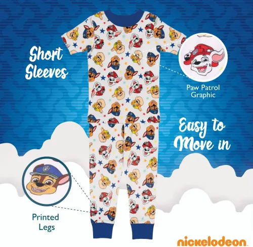 Miniatura 5 de Nickelodeon Paw Patrol Baby Shark Blues Clues 4-Piece Cotton Pajama Set