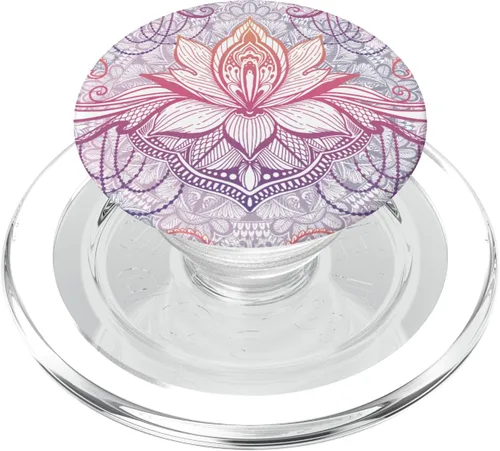 Miniatura 8 de Flor de loto para meditación de yoga rosa Zen Namaste idea de regalo PopSockets agarre y soporte para teléfonos y tabletas