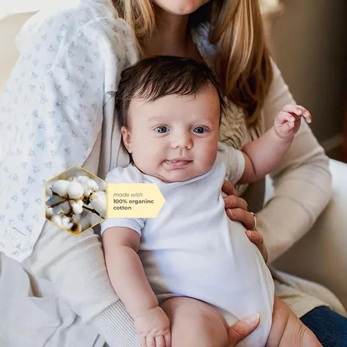 Miniatura 19 de Burt's Bees Baby Body de algodón orgánico – Bebé niño y niña manga corta y larga de una pieza, 5