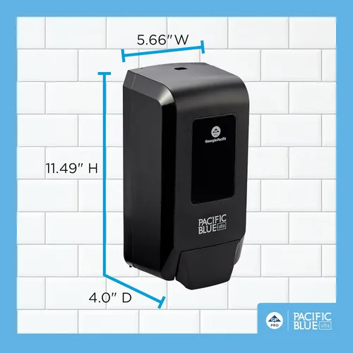 Miniatura 5 de Georgia-Pacific Blue Ultra Despachador de jabón y gel sanitizante. Despachador manual., individual, Negro, 1