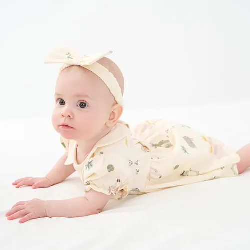 Miniatura 2 de pureborn Vestido de bebé niña 0-24 meses