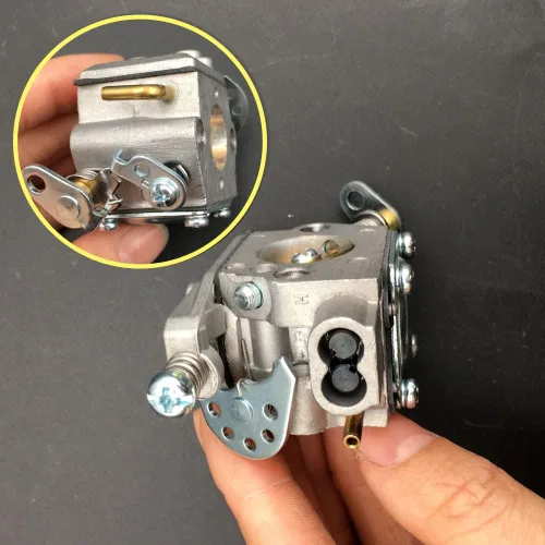 Miniatura 4 de LIZAPUS Carburador Carb Compatible con Ryobi RY3818 Motosierra de gas Pieza # 308054203 Kit NUEVO