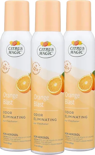 Miniatura 9 de Citrus Magic Spray ambientador que elimina olores, limón tropical, 3 onzas, paquete de 3