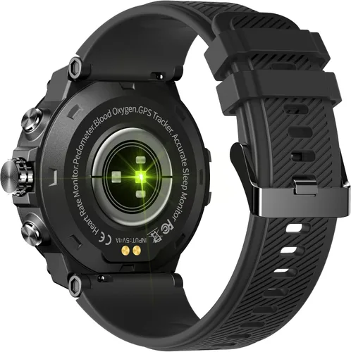 Miniatura 6 de ALPHAGEAR Raptor Smartwatch para hombre, reloj inteligente táctico resistente, IP69K + 5ATM resistente al agua, batería de 21 días, llamadas