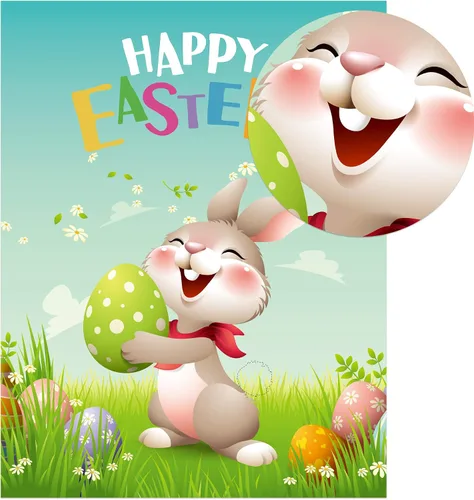 Miniatura 4 de Pin The Tail on The Bunny Fiesta de juegos de Pascua para niños, actividades de búsqueda de huevos de Pascua, juegos de Pascua con calcomanías