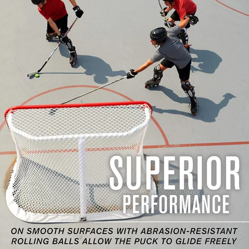 Miniatura 3 de Franklin Sports NHL Street Hockey Puck - X3 Roll-a-Puck Outdoor Roller Hockey Puck - Official Size Street Hockey Puck - Green