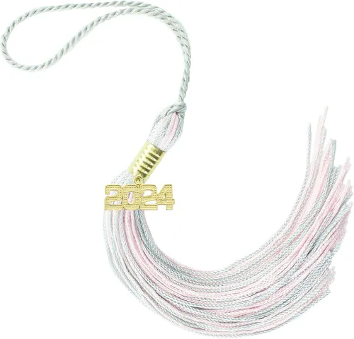 Miniatura 342 de Borla de graduación Aqua 2022, todos los colores escolares disponibles, fabricada en Estados Unidos