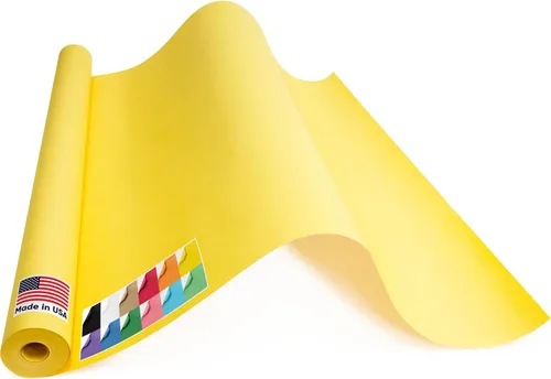 Miniatura 10 de Papel kraft negro de 36 x 1200 pulgadas (100 pies) (caja de 9 rollos), 45 libras de grosor, papel kraft para la escuela, papel de color artístico