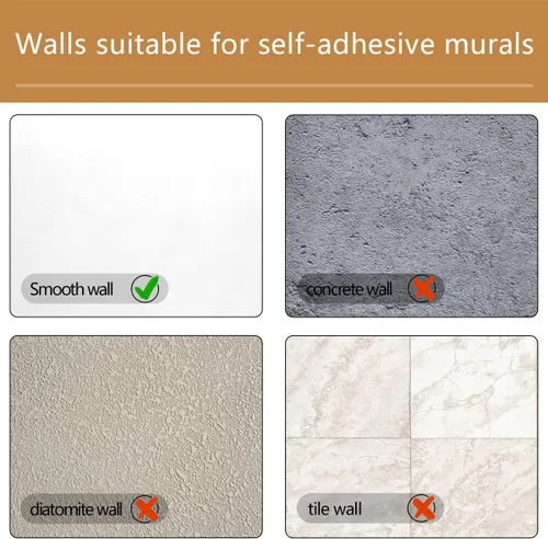 Miniatura 6 de Papel tapiz de bosque brumoso desprendible y adhesivo Mural autoadhesivo de bosque nebuloso para sala de estar, dormitorio 82"x57