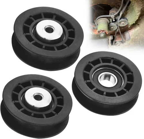 587973001 587969201 Conjunto de polea tensora compatible con cortacésped Husqvarna Craftsman Walk-Behind, para cortacésped cubiertas polea loca