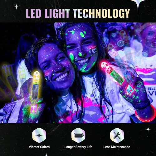 Miniatura 4 de UltraPoi Barra luminosa LED ultraligera (individual) - Rainbow LED para Poi Raves y conciertos