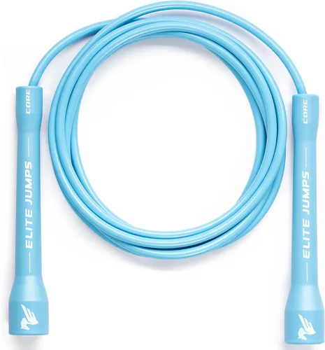 Miniatura 14 de Elite Jumps Cuerda de saltar Core – Cuerda de saltar ajustable para interiores y exteriores para entrenamiento y fitness – Cuerda de saltar de PVC