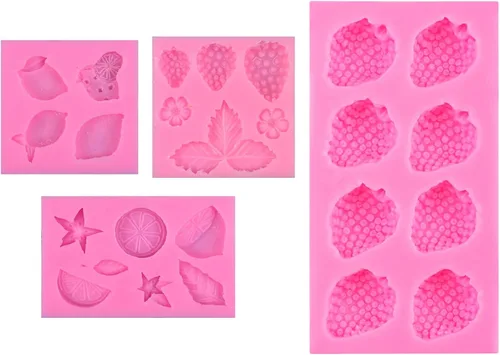 Miniatura 11 de Molde de silicona de limón con 15 cavidades, molde de mousse para hornear, bandeja de hornear con forma de fruta para postres, chocolates, dulces