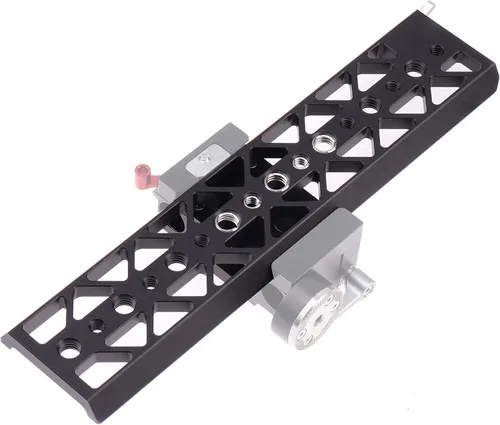 Miniatura 9 de Fotga Placa de cola de milano estándar de 5 pulgadas y 5 pulgadas con orificios de tornillo de 1/4 "-20 3/8"-16 para soporte de luz de trípode