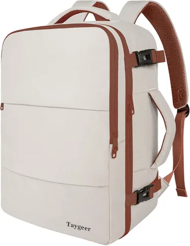 Taygeer - Mochila para mujeres, mochila universitaria con compartimento para laptop y bolsa para zapatos, 40l, mochila de viaje con laptop, equipaje