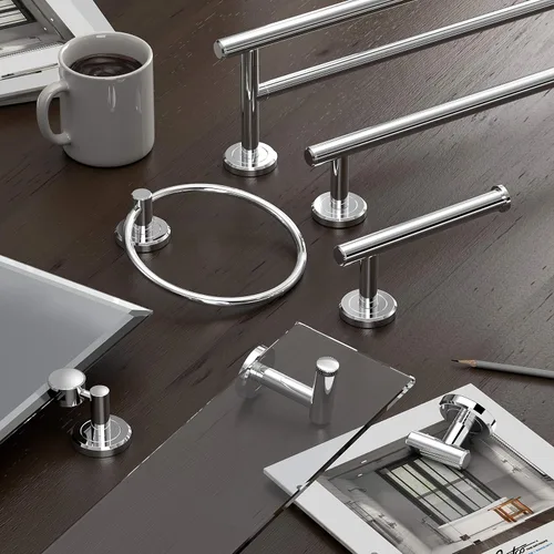 Miniatura 7 de Gatco 4243 Latitude II - Soporte para pañuelos, 1420 Cromado