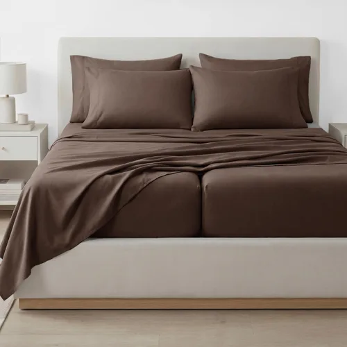 Miniatura 37 de Southshore Fine Living, Inc. Juego de sábanas de 6 piezas tamaño King, sábanas de bolsillo extra profundo de 21 pulgadas King, sábana encimera