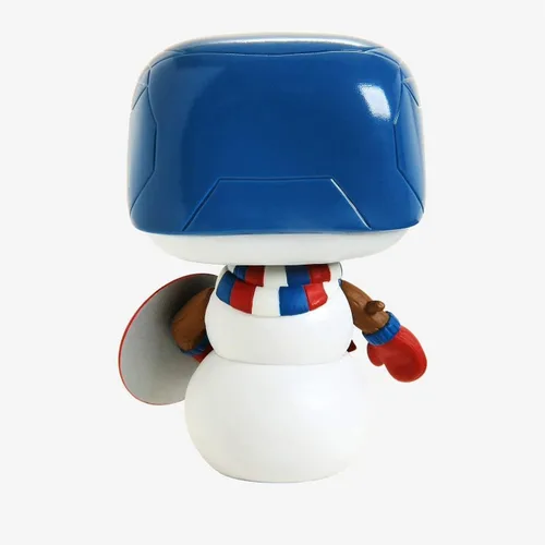 Miniatura 3 de Funko Pop! Marvel: Holiday - Figura de vinilo de muñeco de nieve del Capitán América