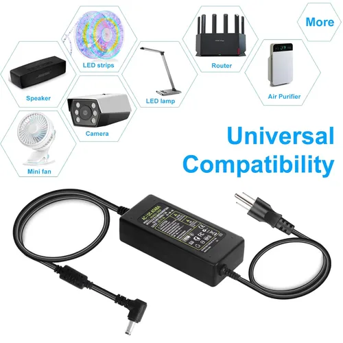 Miniatura 6 de Adaptador de fuente de alimentación de 24 V 4A, CA 100-240 V a CC 24 voltios 4 amperios 96 W traje 3A 2A 1A transformador de dispositivo convertidor