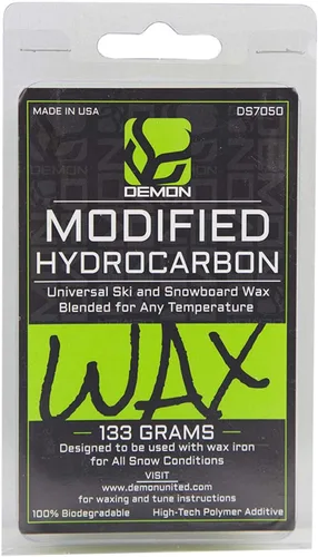 Miniatura 6 de DEMON UNITED Srvl - Kit de cera de esquí y kit de cera de snowboard, incluye 14.07 oz de cera, cepillo de nailon, 2 raspadores y limpiador de base