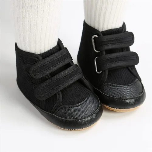 Miniatura 24 de COSANKIM Zapatos deportivos para bebé niño y niña, zapatos de tobillo altos, antideslizantes, suela suave, zapatos de cuna para niños pequeños
