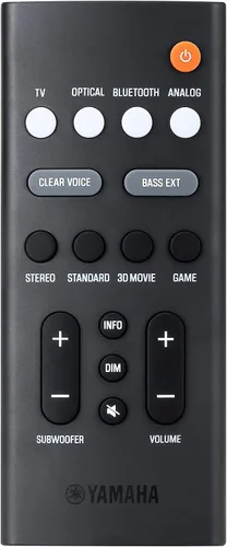 Miniatura 3 de Yamaha Audio SR-C30A - Barra de sonido compacta con subwoofer inalámbrico y Bluetooth, color negro