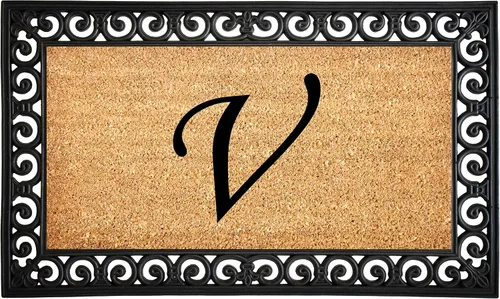 Miniatura 7 de Calloway Mills 104131830 Gabriel - Felpudo monograma, 18 x 30 pulgadas Letra B