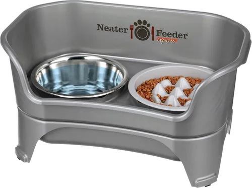 Miniatura 12 de Neater Feeder Express Cuencos para perros a prueba de desorden, elevados para razas de tamaño mediano a grande, cuenco de comida para perros sin