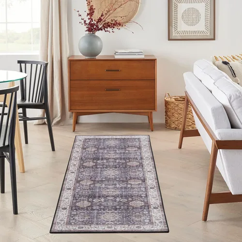 Miniatura 20 de Nourison Home Fulton - Alfombra de 2 x 3 pies, fácil de limpiar, no se desprende, para dormitorio, sala de estar, comedor, cocina (2 x 3 pies)