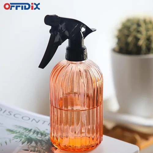 Miniatura 7 de OFFIDIX Regadera de vidrio, botellas de spray manuales, botella de spray de 13.5oz/0.4L con boquilla ajustable para jardinería interior y exterior