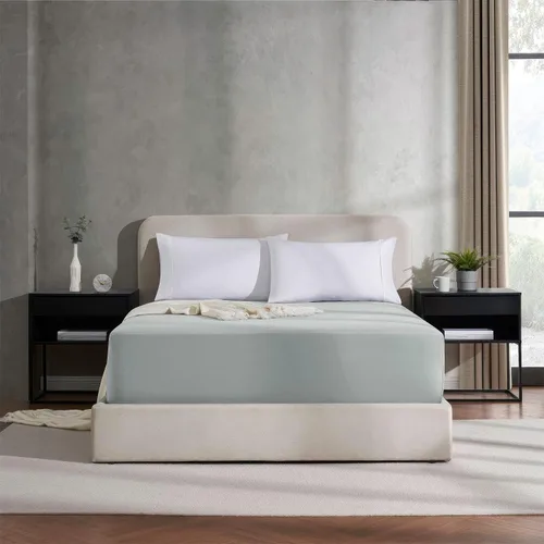 Miniatura 2 de Nestl Bedding - Sábanas bajeras con bolsillo profundo de 53 cm 09 - Gris claro