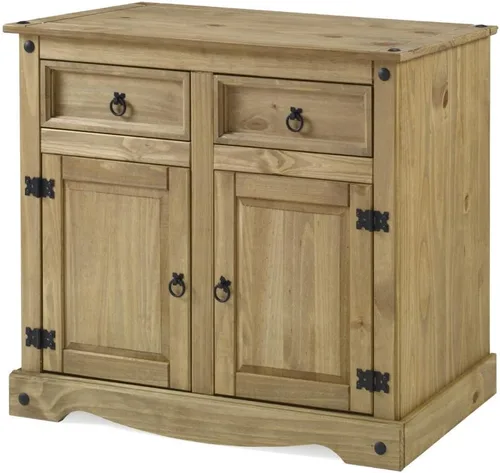 Furniture Dash Aparador de madera maciza de 35.8 pulgadas de ancho, 16.9 pulgadas de profundidad, 31.6 pulgadas de alto, armario de almacenamiento