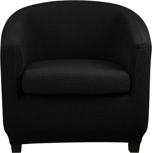 Miniatura 9 de Lellen Funda para silla de club con funda de cojín de asiento, fundas de sofá, fundas redondas para silla de bañera, funda protectora de sillón
