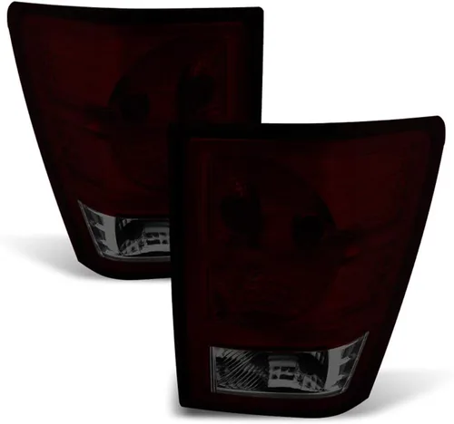ACANII - Juego de luces traseras para Jeep Grand Cherokee 2007-2010 con color negro