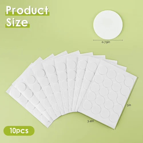 Miniatura 2 de 200 calcomanías para mecha de vela, se adhieren de forma estable en cera caliente, adhesivo de doble cara para hacer velas, calcomanías de doble