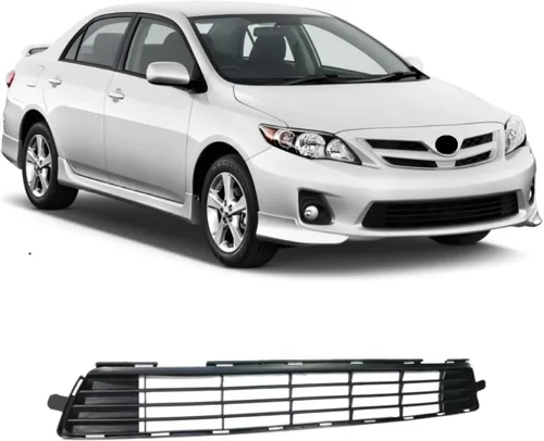 Miniatura 7 de Rejilla de defensa delantera 2009 2010 Compatible con Toyota Corolla Sedán (Base CE LE XLE XRS S) Rejilla delantera Cubierta de defensa delantera