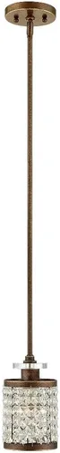 Miniatura 5 de Livex Lighting 50560-91 Gramercy Mini colgante de 1 luz, níquel cepillado