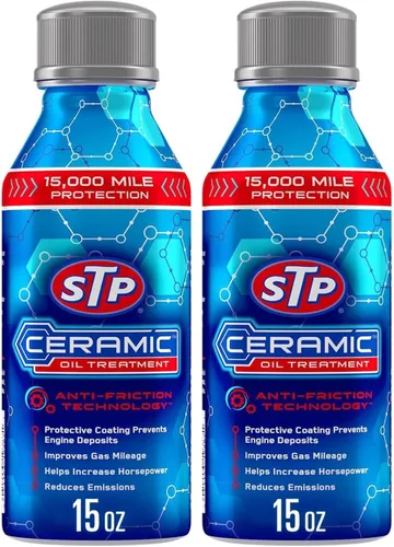 Miniatura 10 de STP Tratamiento de aceite de cerámica, revestimiento protector y tecnología antifricción, 15 onzas (19387)