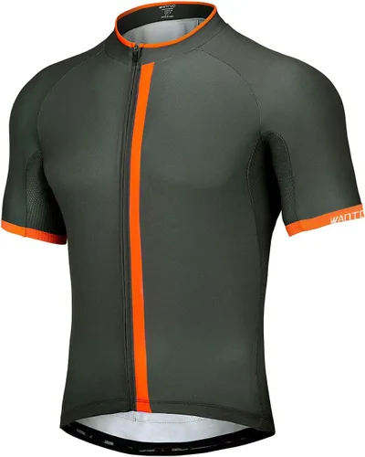 wantdo Camisetas de ciclismo para hombre, camisetas de ciclismo de montaña MTB Jersey de manga corta Camisetas de ciclismo transpirable de secado
