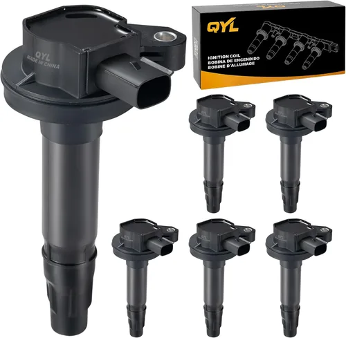 QYL, 6 unidades de bobina de encendido para Ford Mercury Lincoln F-150 Explorer Edge MKS MKT MKX MKZ Sable 3.5L 3.7L V6 UF553 DG520 C1595