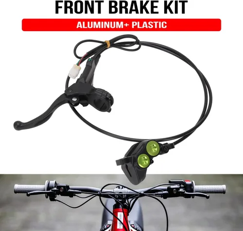 Miniatura 6 de CHANGCHENG Kit de freno delantero para motocicleta Sur Ron CNC Billet aluminio y plástico palanca de freno para SurRon Motor eléctrico Light Bee