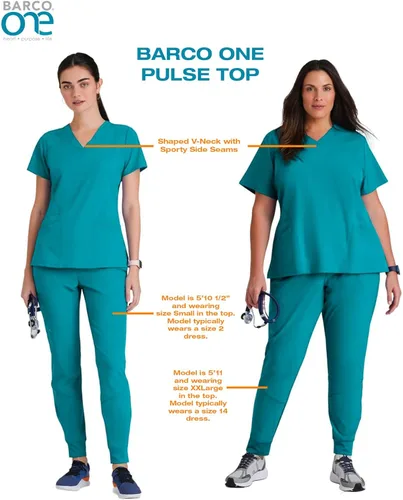 Miniatura 6 de Barco ONE - Top de 5 bolsillos con cuello en V para mujer, elástico en 4 direcciones
