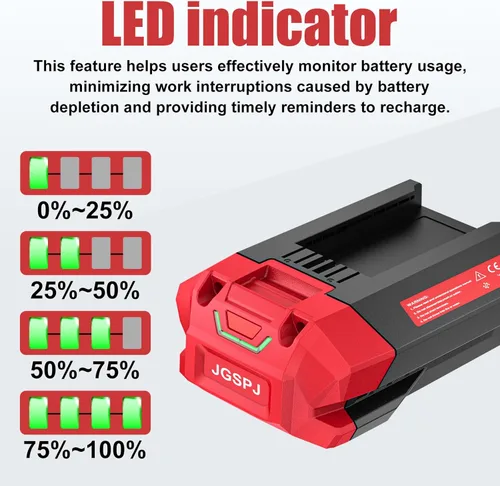 Miniatura 8 de Reemplazo de batería de 2.5Ah para batería SKIL 40V