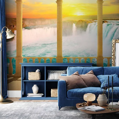 Miniatura 2 de artgeist Mural de pared Vista de ventana 118 x 91 pulgadas - Papel tapiz no tejido, decoración de pared de vellón, impresión fotográfica, imagen