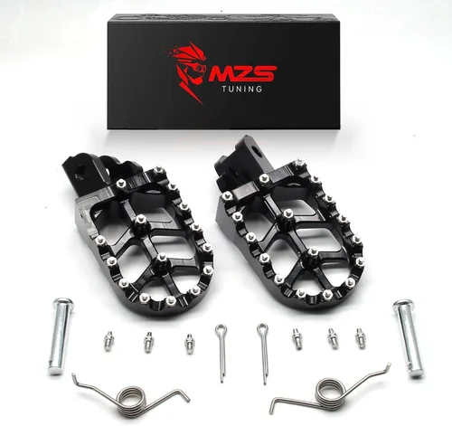 Miniatura 18 de MZS Estriberas eléctricas para motocross compatibles con X3 XXX MX3 MX4 MX5, estriberas Ebike MX más anchas reposapiés resto pedal CNC aluminio negro