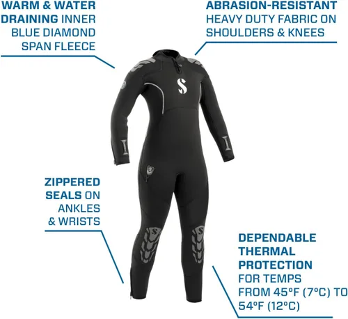 Miniatura 5 de SCUBAPRO Everflex Yulex - Vaporizador de buceo, mujer, 7.5/0.197 in
