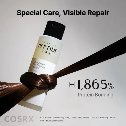 Miniatura 6 de COSRX PEPTIDE 132 Champú para la unión del cabello, tratamiento diario del cuero cabelludo para la caspa, repara y fortalece todo tipo de cabello