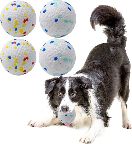 Miniatura 9 de Pelotas de Juguete para Perros para Masticadores Agresivos, Pelotas Flotantes Rebotadoras Indestructibles y Duraderas para que los Perros Busquen