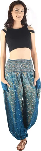 Miniatura 3 de Pantalones bohemios, pantalones harem, de yoga, para mujer, para la playa
